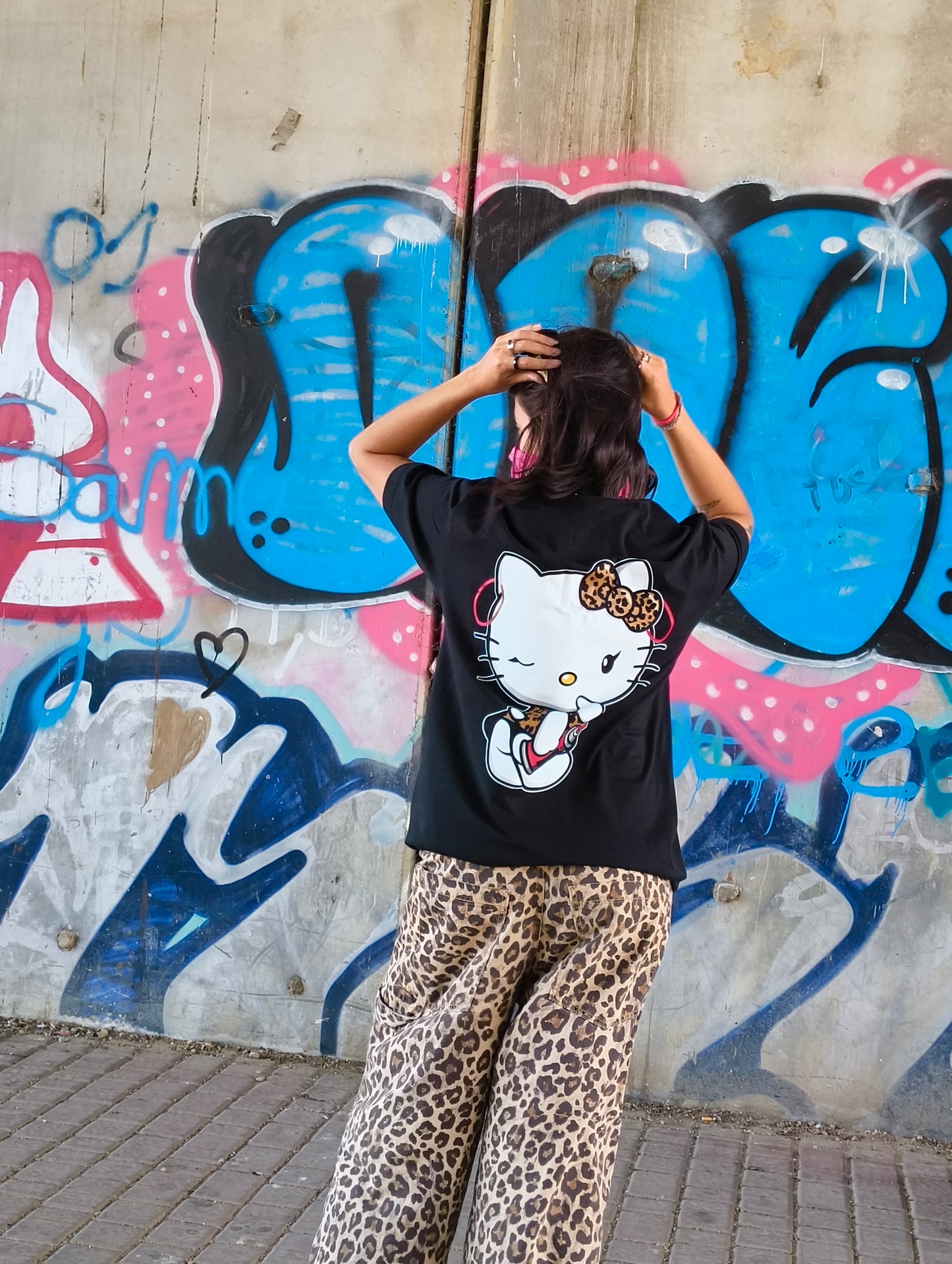 Camiseta Oversize Underground Kitty